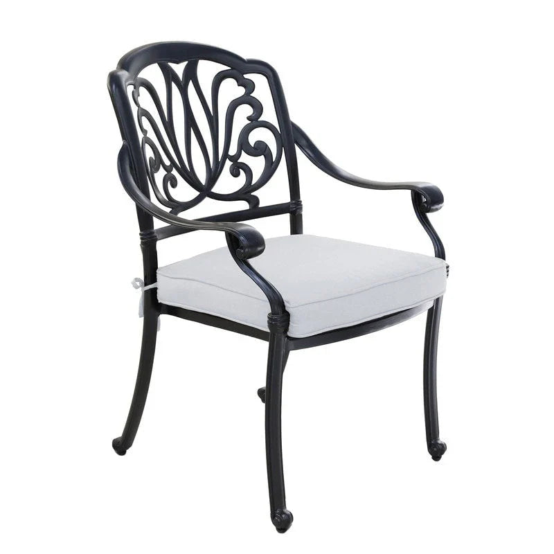 13-teiliges Essplatz-Set Manasquan aus Aluminium in Gunmetal von Havenside Home