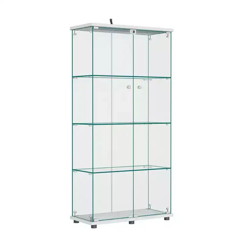 Vitrine en verre 64.5 X 32 avec serrure