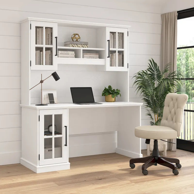 Biurko komputerowe Westbrook 60W z nadstawką od Bush Furniture