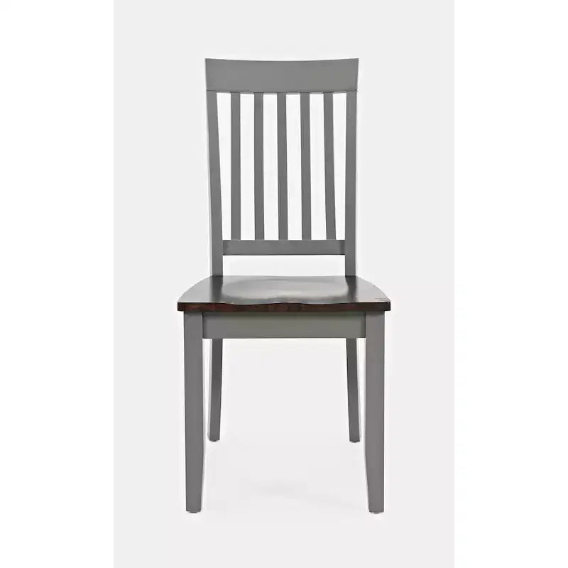 Farmhouse Solid Wood Dining Chair, Set of 2 - Autumn Brown