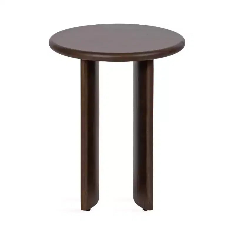 Table d'appoint ronde en bois massif, diamètre 16", hauteur 20"