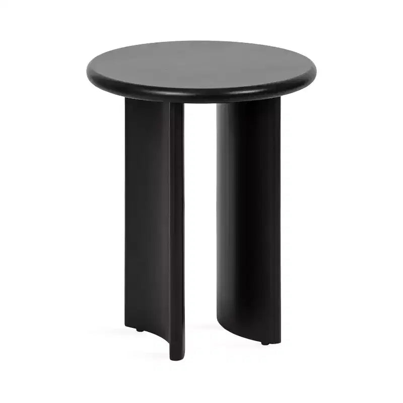 Table d'appoint ronde en bois massif, diamètre 16", hauteur 20"