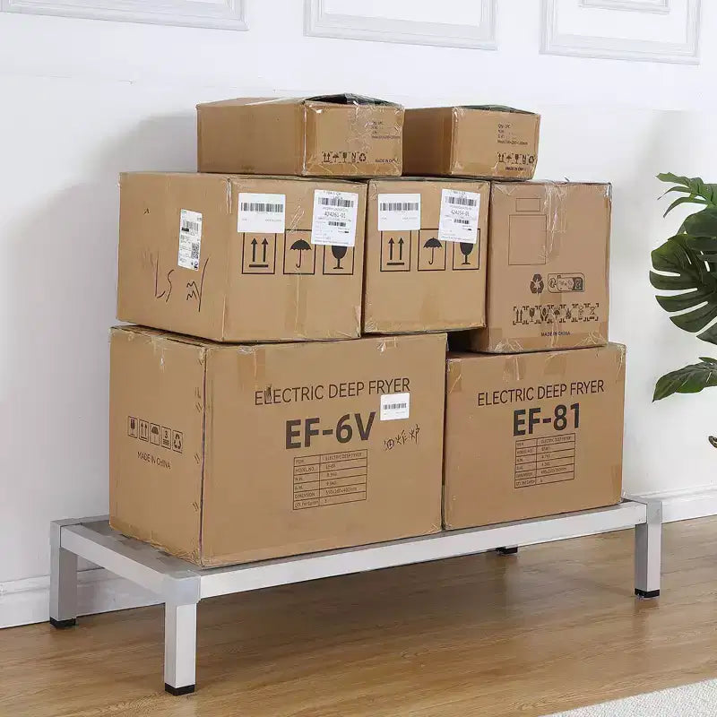Estante de aluminio para carga con capacidad de 1000 libras - estante de almacenamiento comercial resistente para restaurante, supermercado, cocina