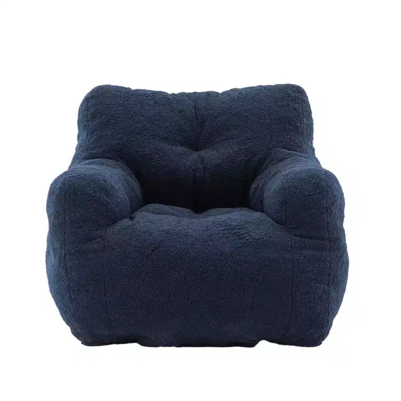 Poltrona sacco soffice, divano pigro in memory foam, poltrona d'accento resistente per soggiorno, balcone, ufficio