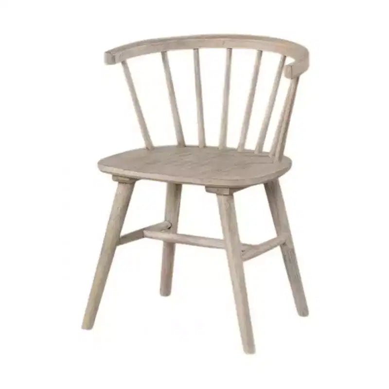 Lot de 2 chaises de salle à manger à dossier à barreaux, pieds shaker, bois noir  