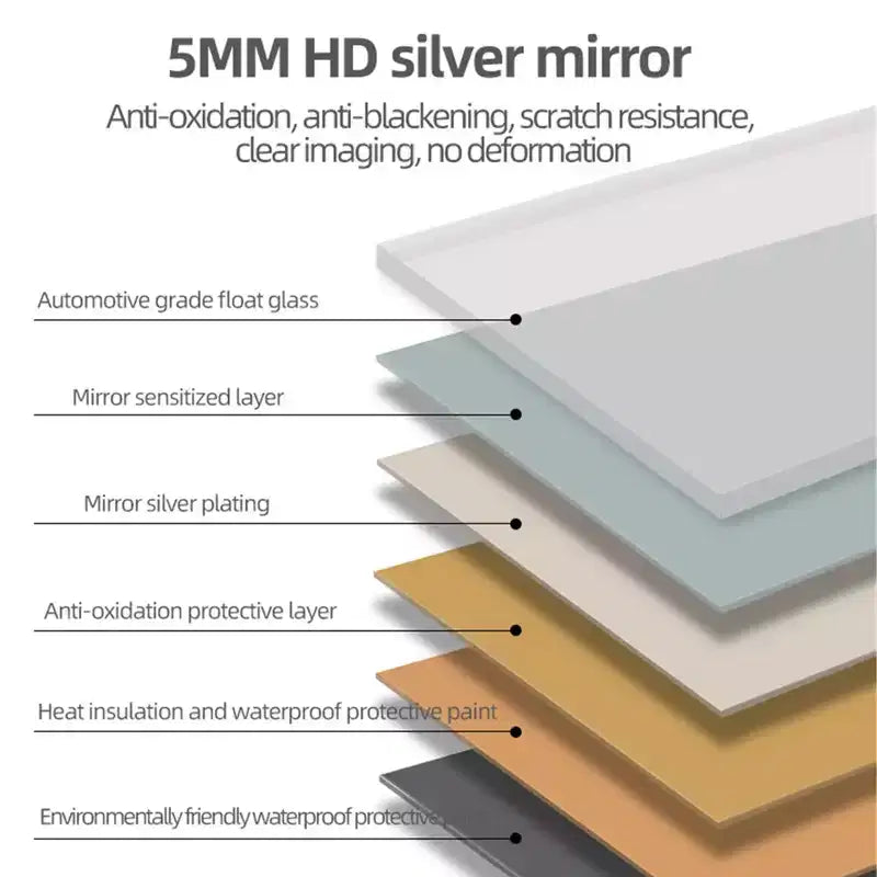 Modern 48" Arched LED Bathroom Mirror with Three Color Temperatures