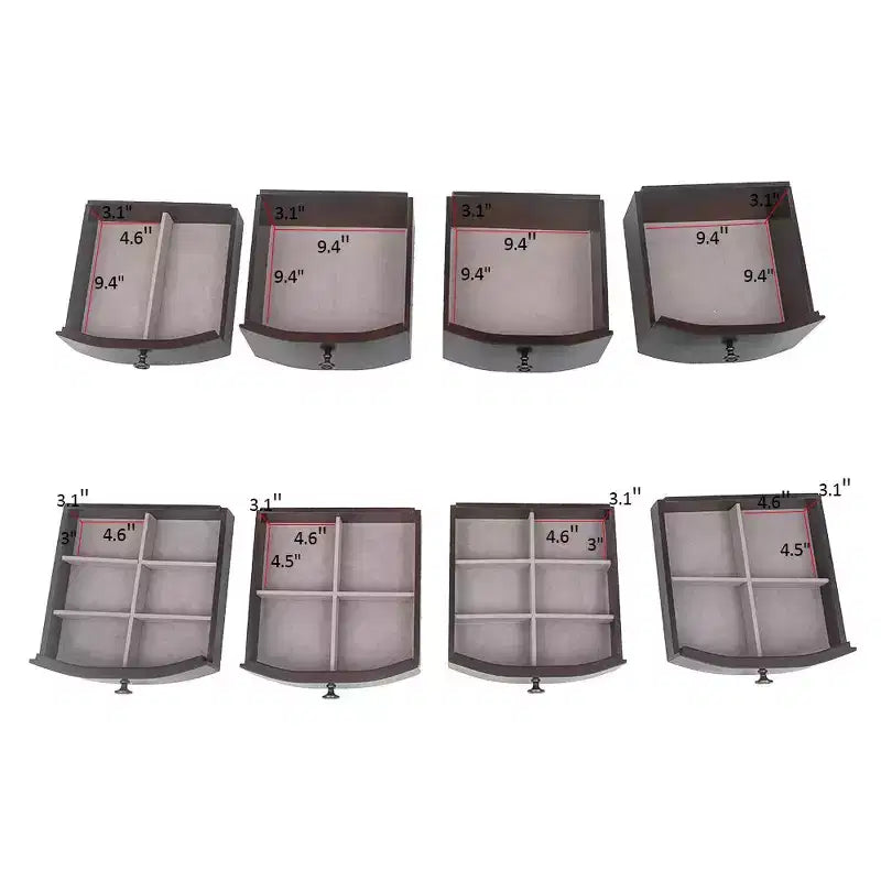 Wide Freestanding Jewelry Armoire