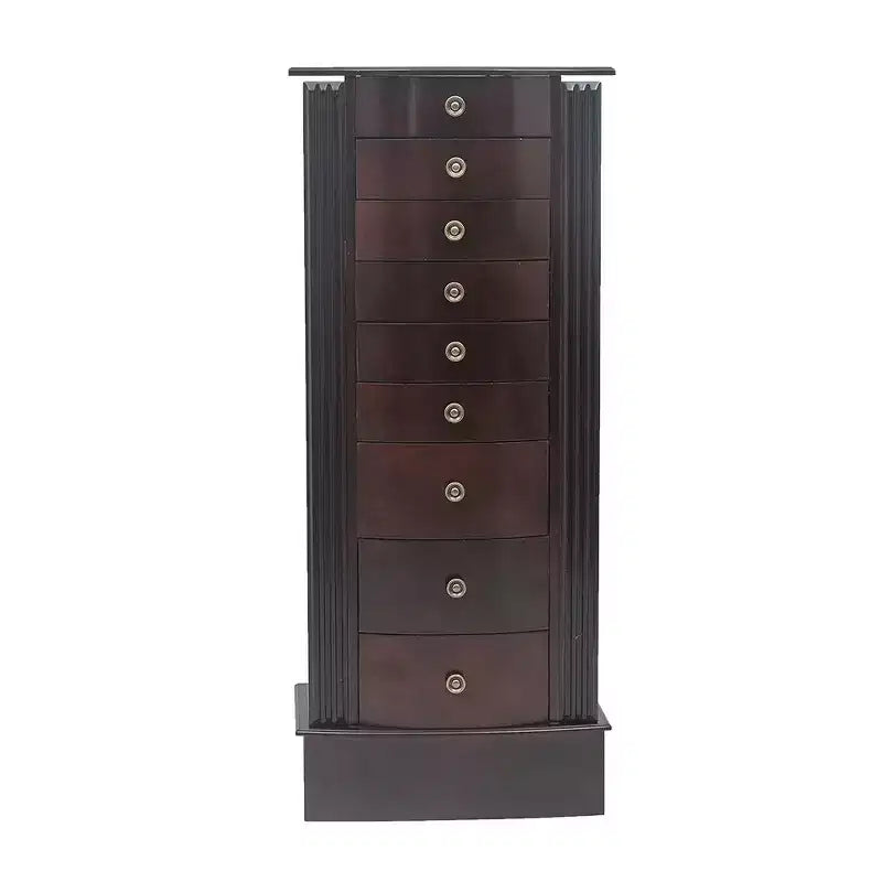 Wide Freestanding Jewelry Armoire