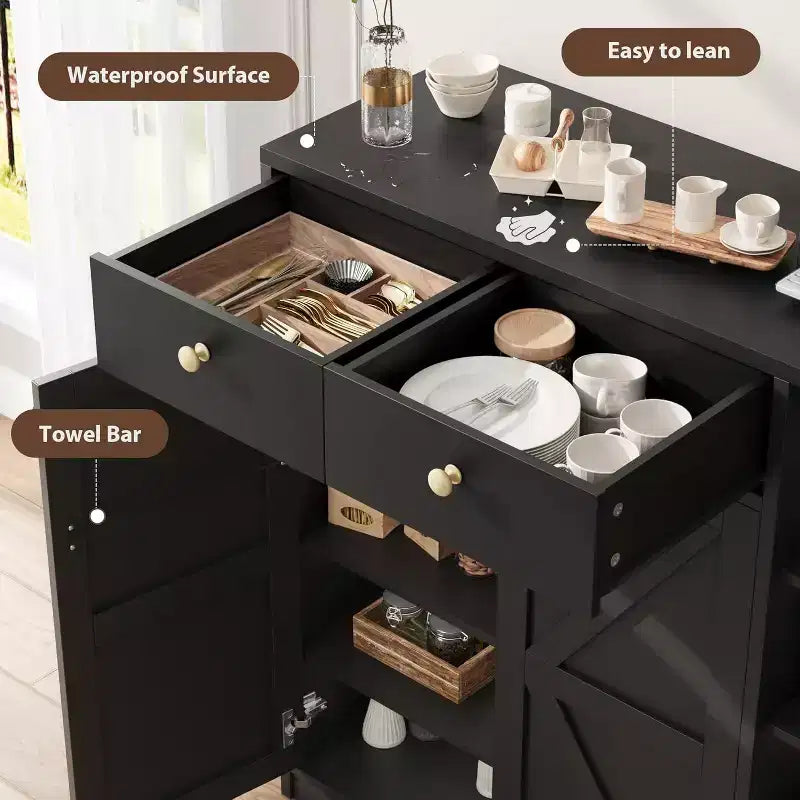 Kapaklı ve Çekmeceli Ayakkabı Dolabı, 42'' Yüksek Modern Ayakkabı Dolabı, Ayarlanabilir Raflar ve Stabil Taban, 4 Katlı Ayakkabı Dolabı