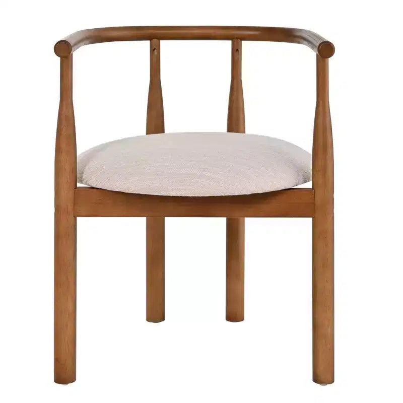 Eetkamerset met 7-delige ovale eettafel voor 6 personen, grote familiekeukentafel van 71', met 6 gevoerde eetkamerstoelen, walnoot - Christopher Knight Home