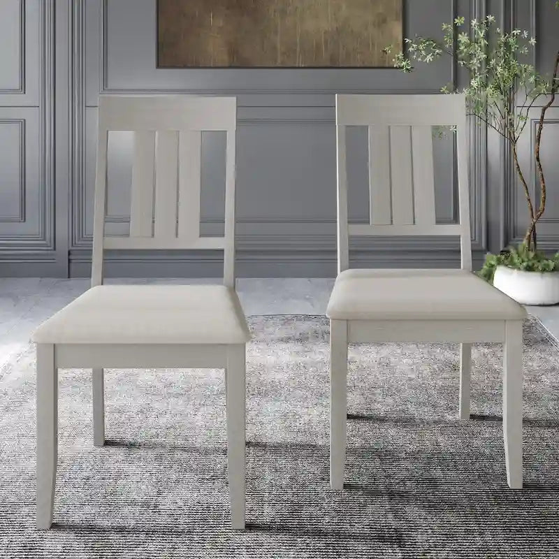 CraftPorch klassisches Esszimmer-Set aus Holz, 7-teilig