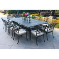 13-teiliges Essplatz-Set Manasquan aus Aluminium in Gunmetal von Havenside Home