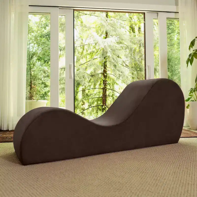 Méridienne élégante Avana pour le yoga - Fabriquée aux États-Unis - Idéale pour les étirements, la détente, l’exercice et plus encore, 60D x 18W x 26H pouces, gris clair