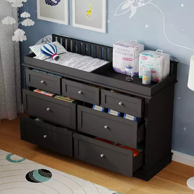 Commode à langer polyvalente Famapy : design convertible, tiroirs spacieux, évolue avec votre tout-petit