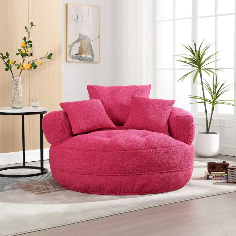 Runder Sofa-Sessel ?C Weiß/Blau/Grau/Gelb/Orange/Rosarot/Marineblau/Grün, Einzel- und Doppelsitz