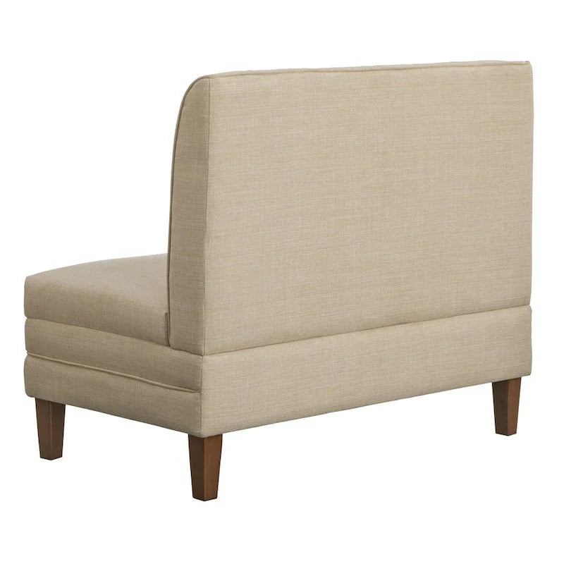 Ensemble banquette capitonnée Lifestorey Kerrington 3 pièces à dossier cannelé