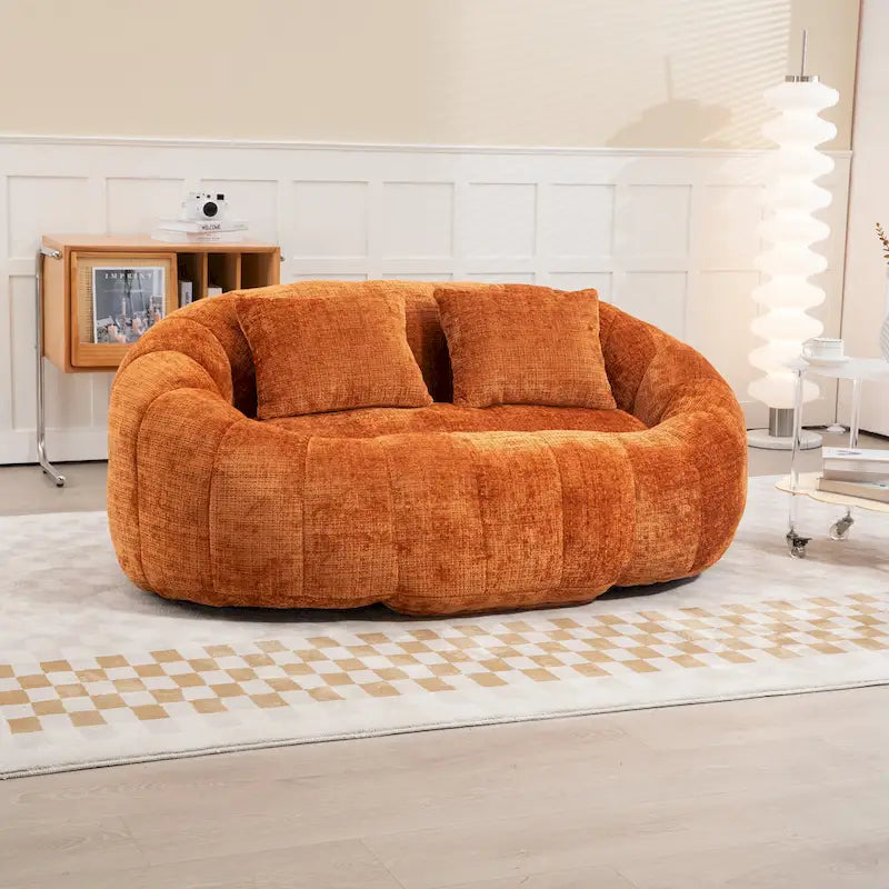 GDFStudio - Laurel-Chenille-Zweisitzer mit hochdichtem Schaumstoff und extra großem Komfort