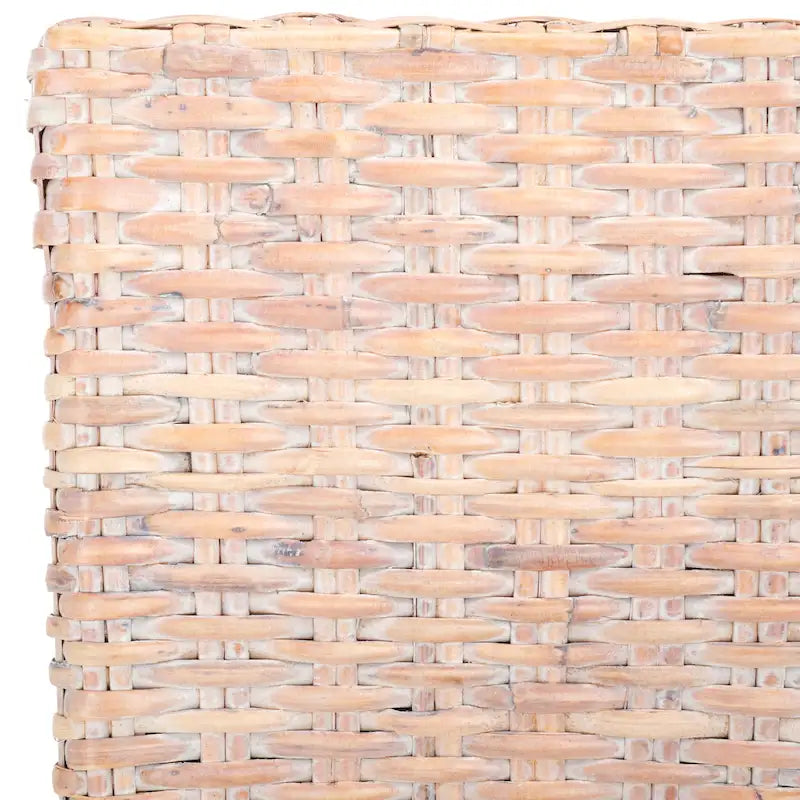 Set van 2 eetkamerstoelen van naturel rotan, 19W x 22D x 41H, boho-kuststijl