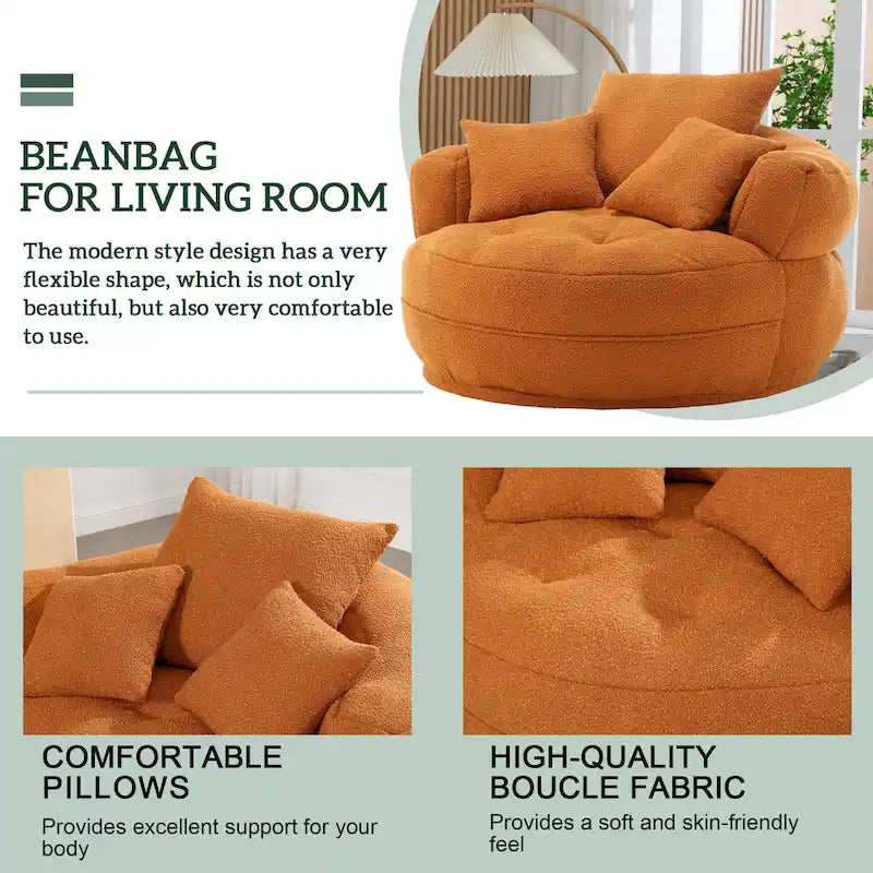 Runder Sofa-Sessel ?C Weiß/Blau/Grau/Gelb/Orange/Rosarot/Marineblau/Grün, Einzel- und Doppelsitz
