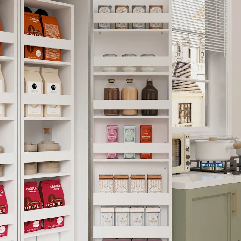 Vielseitiger Küchenorganizer: kompakter 31.5 Schrank mit cleverem Stauraum