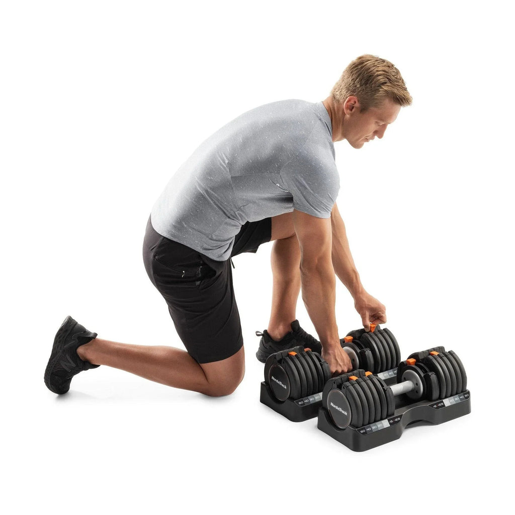 NordicTrack Kurzhantel-Set mit Select-a-Weight-System, 55 Lb.