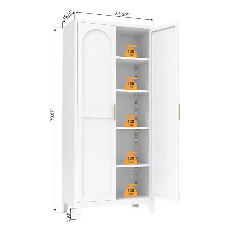 Armoire de rangement Homy Casa à 4 portes avec panneaux en cannage et étagères réglables pour le salon, la salle à manger ou l’entrée, noire et naturelle