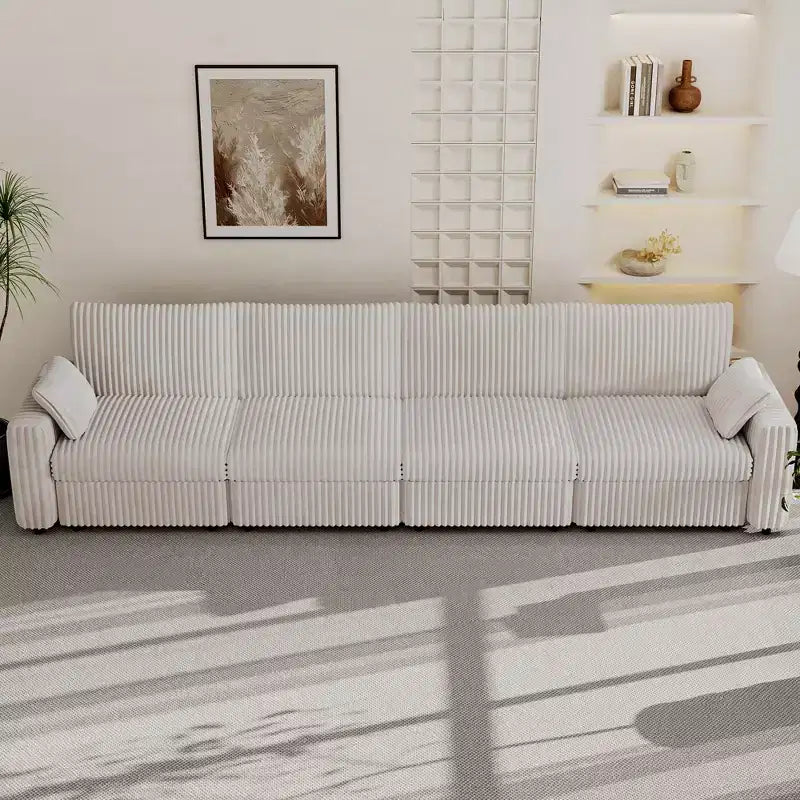Modulares Cordsofa von Dyonery mit waschbaren Bezügen