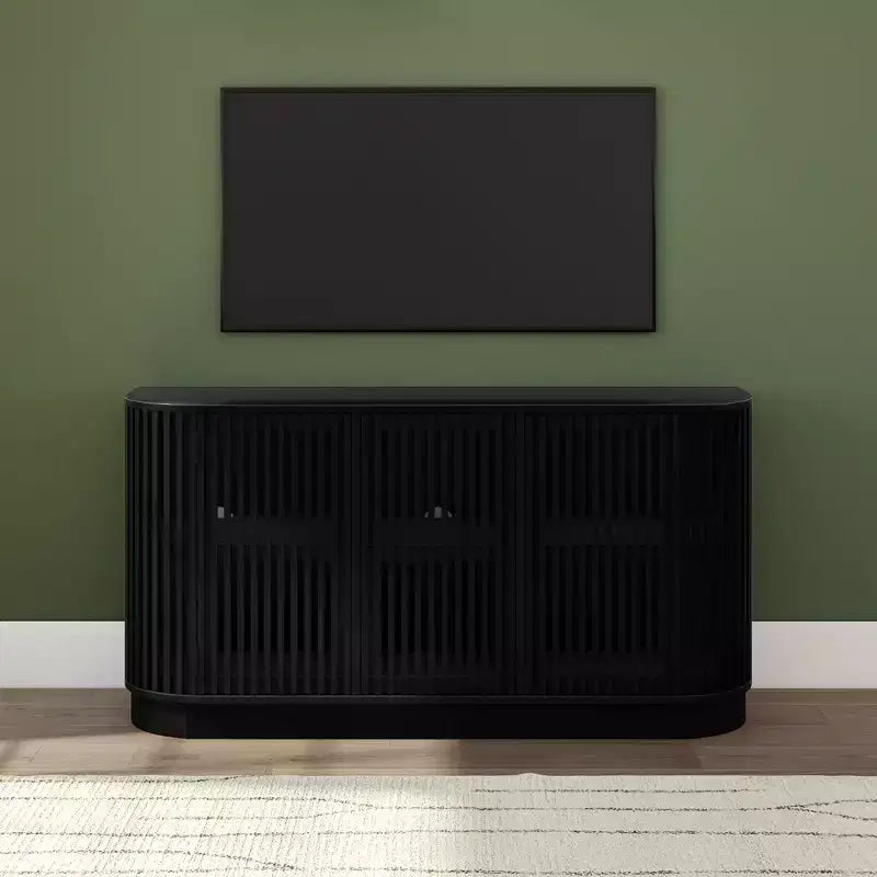 Plank+Beam Contour dressoir van massief hout met 3 deuren, tv-meubel van 59 voor de woonkamer