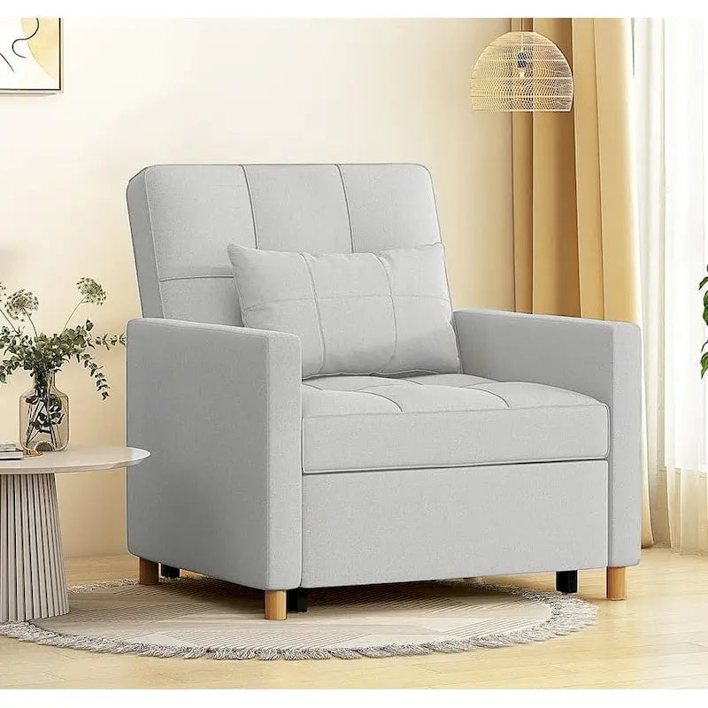 Fauteuil convertible AECOJOY 3 en 1 avec coussin et dossier réglable