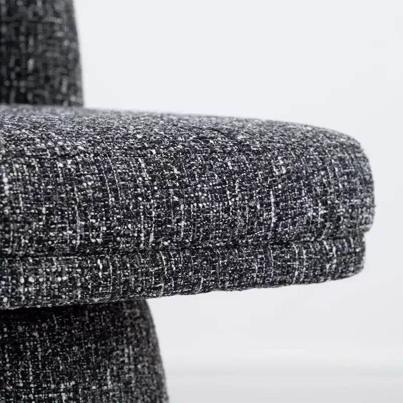 Set van 6 moderne draaibare eetkamerstoelen zonder armleuningen, 360°, met onderstel op voet, elegante accentstoelen voor keuken, eetkamer of kantoor - Panipeachy