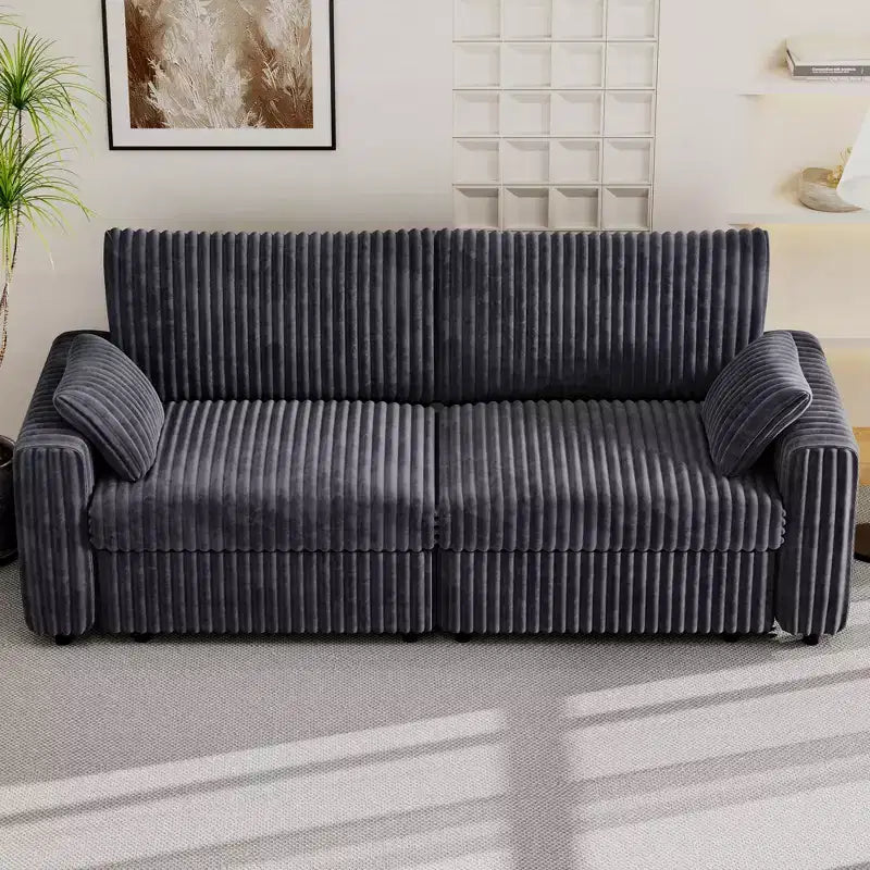Modulares Cordsofa von Dyonery mit waschbaren Bezügen