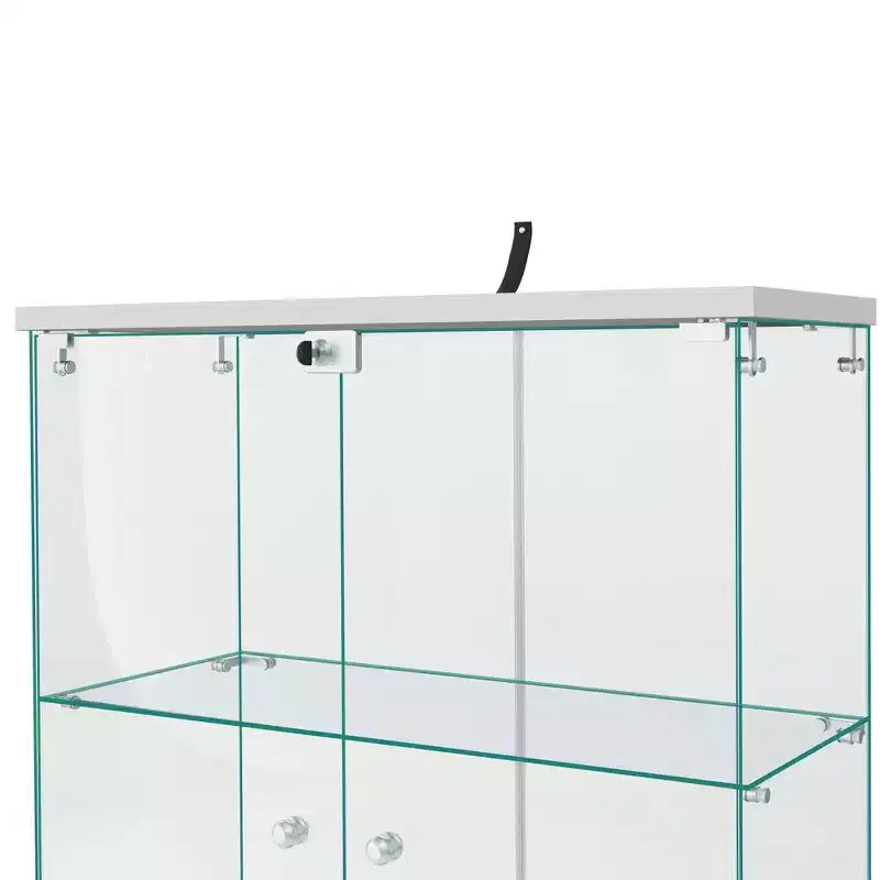 Vitrine en verre 64.5 X 32 avec serrure