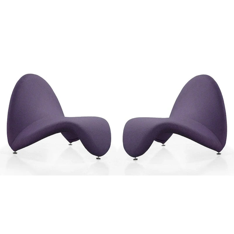 Fauteuil d’appoint en mélange de laine