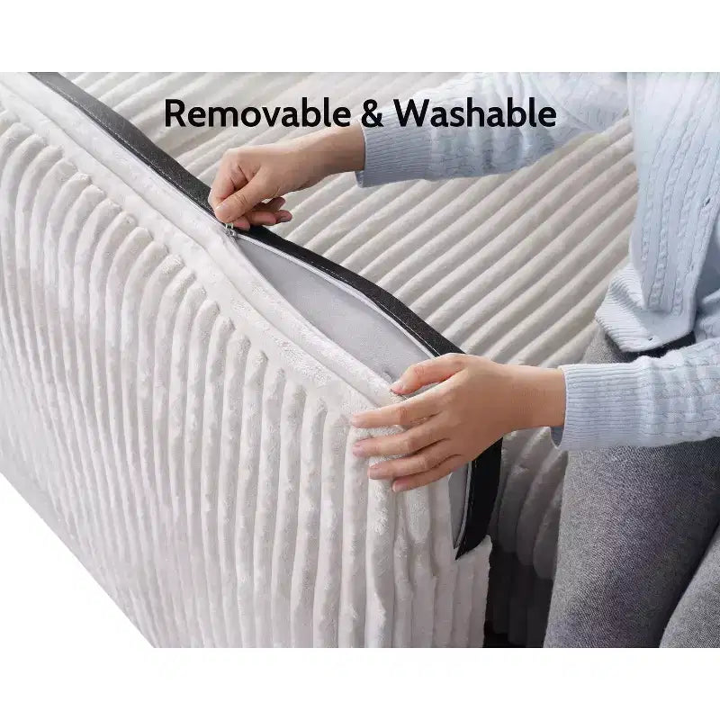 Modulares Cordsofa von Dyonery mit waschbaren Bezügen