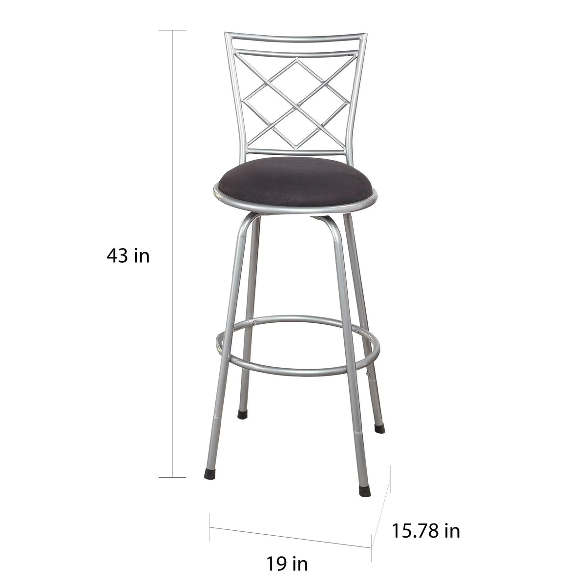 Simple Living Alyssa höhenverstellbare Drehhocker (3er-Set)