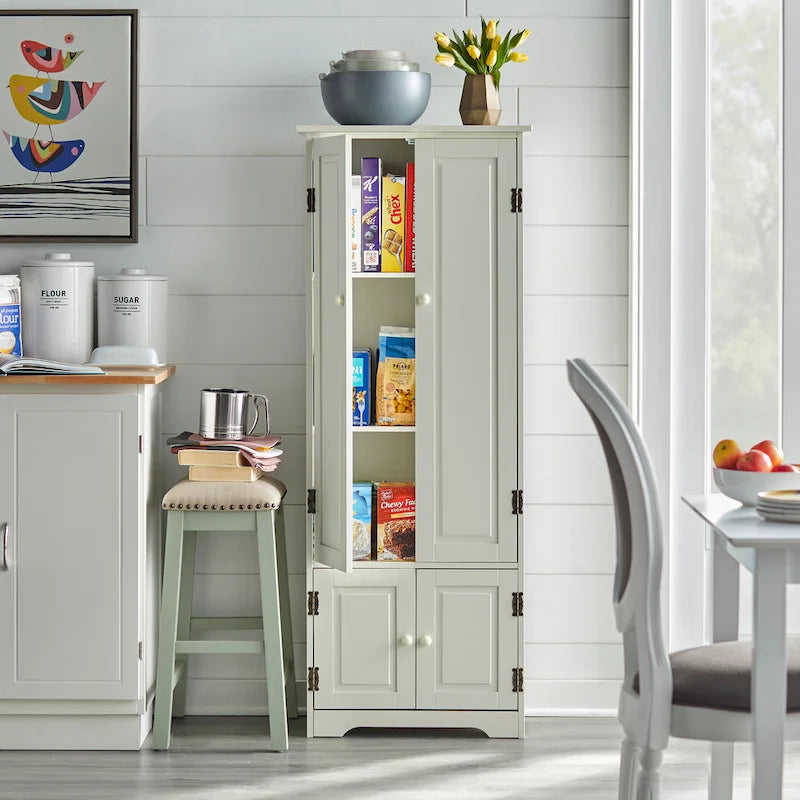 Simple Living Aston extra hoher Schrank im modernen Landhausstil