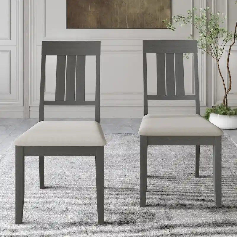 CraftPorch klassisches Esszimmer-Set aus Holz, 7-teilig