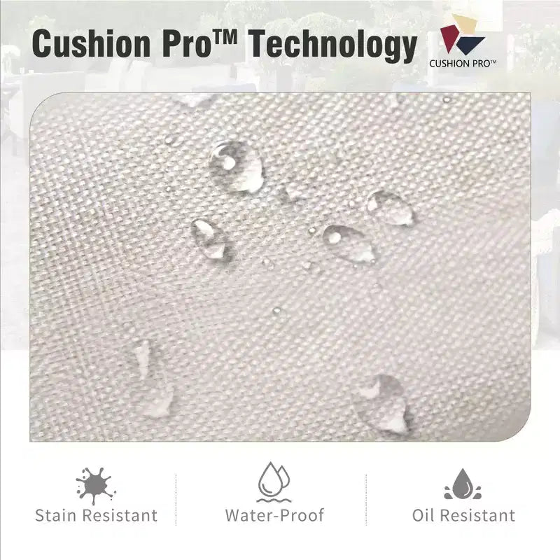 Luksusowy 6-częściowy zestaw wypoczynkowy na patio Captiva Designs z wikliny, z zaokrąglonymi podłokietnikami i poduszkami