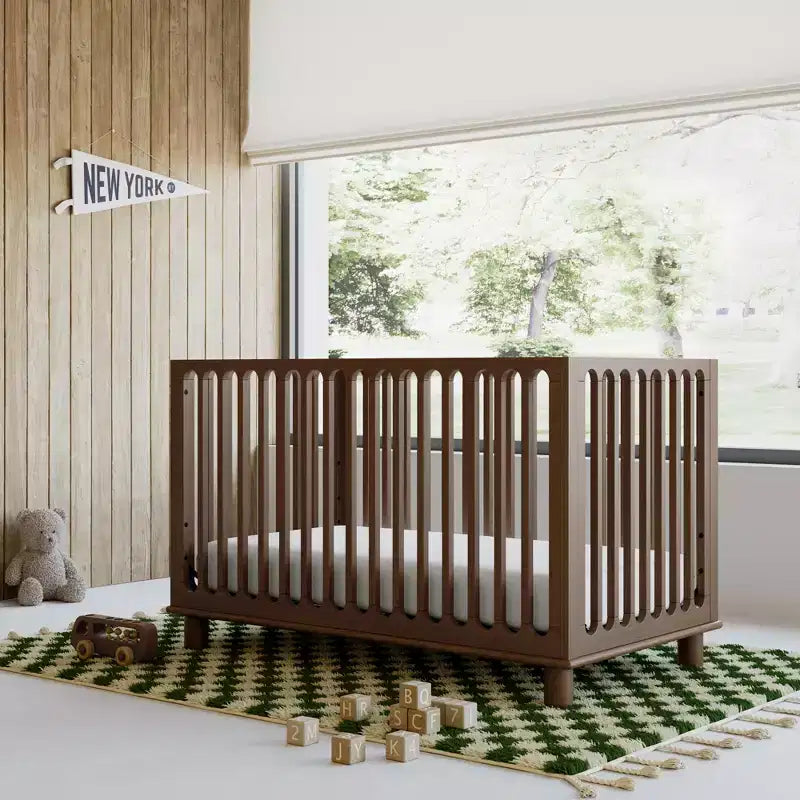Storkcraft Sicily Deluxe 3-in-1 umbaubares Babybett mit Rausfallschutz für Kleinkinder
