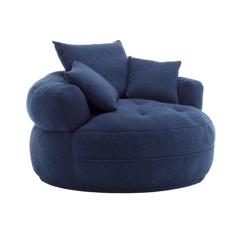 Runder Sofa-Sessel ?C Weiß/Blau/Grau/Gelb/Orange/Rosarot/Marineblau/Grün, Einzel- und Doppelsitz