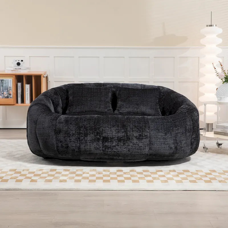GDFStudio - Laurel-Chenille-Zweisitzer mit hochdichtem Schaumstoff und extra großem Komfort