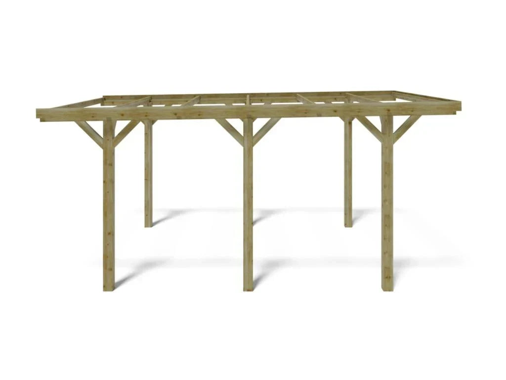 Carport - grün