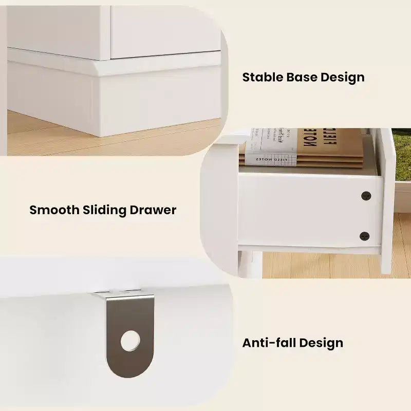 Meuble de rangement à 8 tiroirs, commode avec tiroirs profonds et grand plateau, pour salon, couloir ou chambre d’enfant