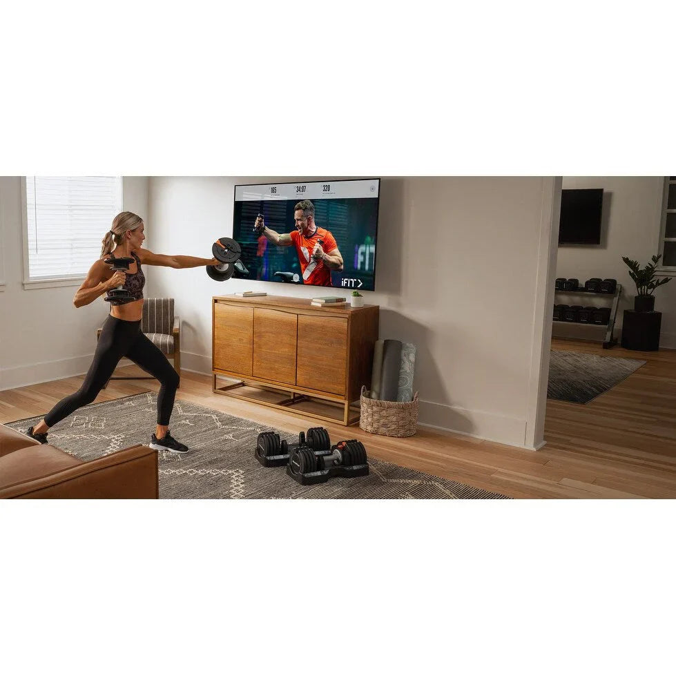 NordicTrack Kurzhantel-Set mit Select-a-Weight-System, 55 Lb.