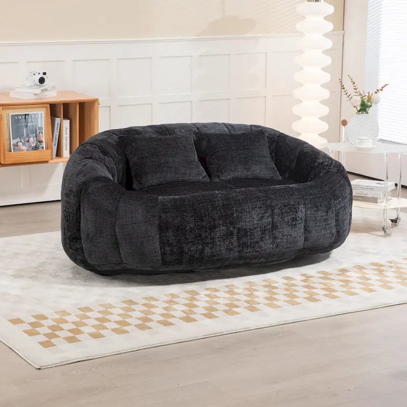 GDFStudio - Laurel-Chenille-Zweisitzer mit hochdichtem Schaumstoff und extra großem Komfort