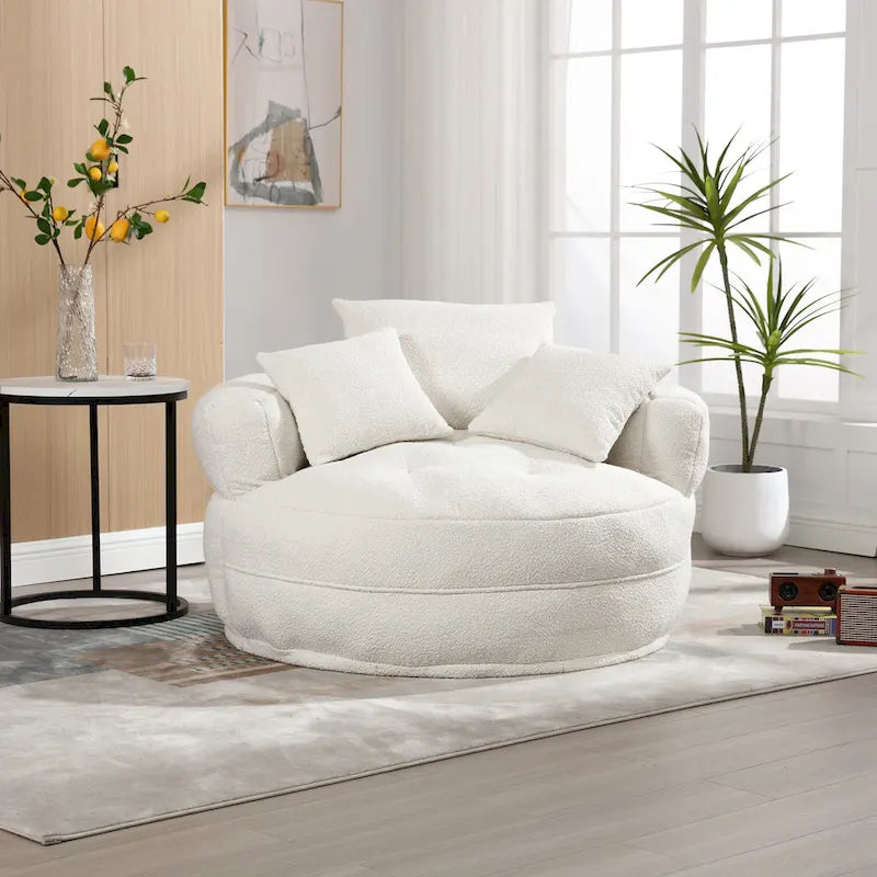 Runder Sofa-Sessel ?C Weiß/Blau/Grau/Gelb/Orange/Rosarot/Marineblau/Grün, Einzel- und Doppelsitz