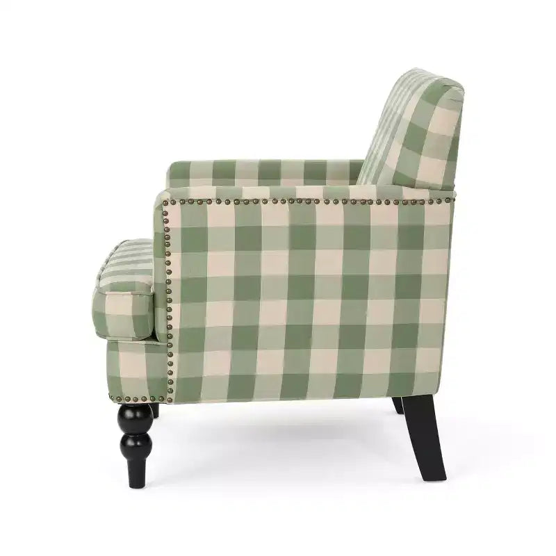 Christopher Knight Home Harrison moderner Clubsessel mit Stoffbezug und Ziernägeln