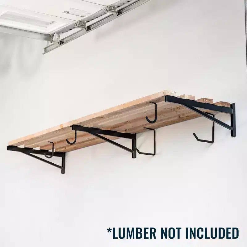 StoreYourBoard wsporniki do półki ściennej DIY 2' x 8' | Wytrzymała półka ścienna do garażu