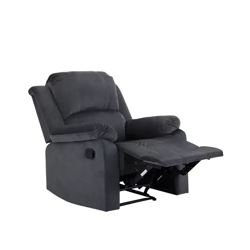 Recliner Chair with Built-In Storage and Cup Holders, High-Density Foam, 250 lb Capacity