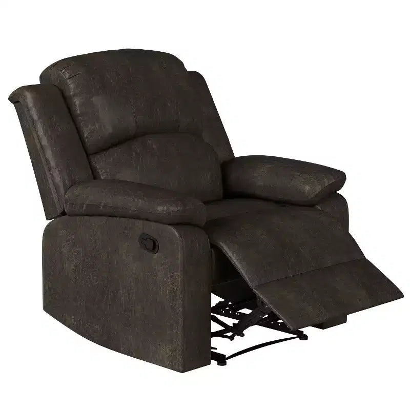 Sillón reclinable con almacenamiento incorporado y portavasos, espuma de alta densidad, capacidad de 250 lb